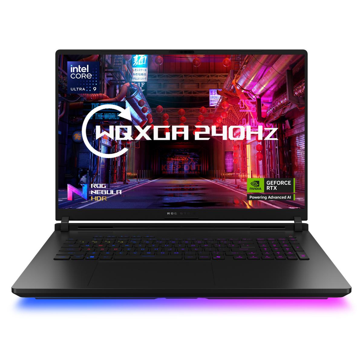 ASUS ROG Strix SCAR 18 G835LW-SA020W Intel Core Ultra 9 275HX Laptop 45.7 cm (18") WQXGA 32 GB DDR5-SDRAM 2 TB SSD NVIDIA GeForce RTX 5080 Wi-Fi 7 (802.11be) Windows 11 Home Black