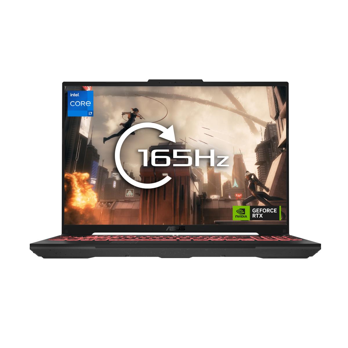 ASUS TUF Gaming F16 FX607JV-N3113W Intel® Core™ i7 i7-13650HX Laptop 40.6 cm (16") WUXGA 16 GB DDR5-SDRAM 1 TB SSD NVIDIA GeForce RTX 4060 Wi-Fi 6 (802.11ax) Windows 11 Home Grey
