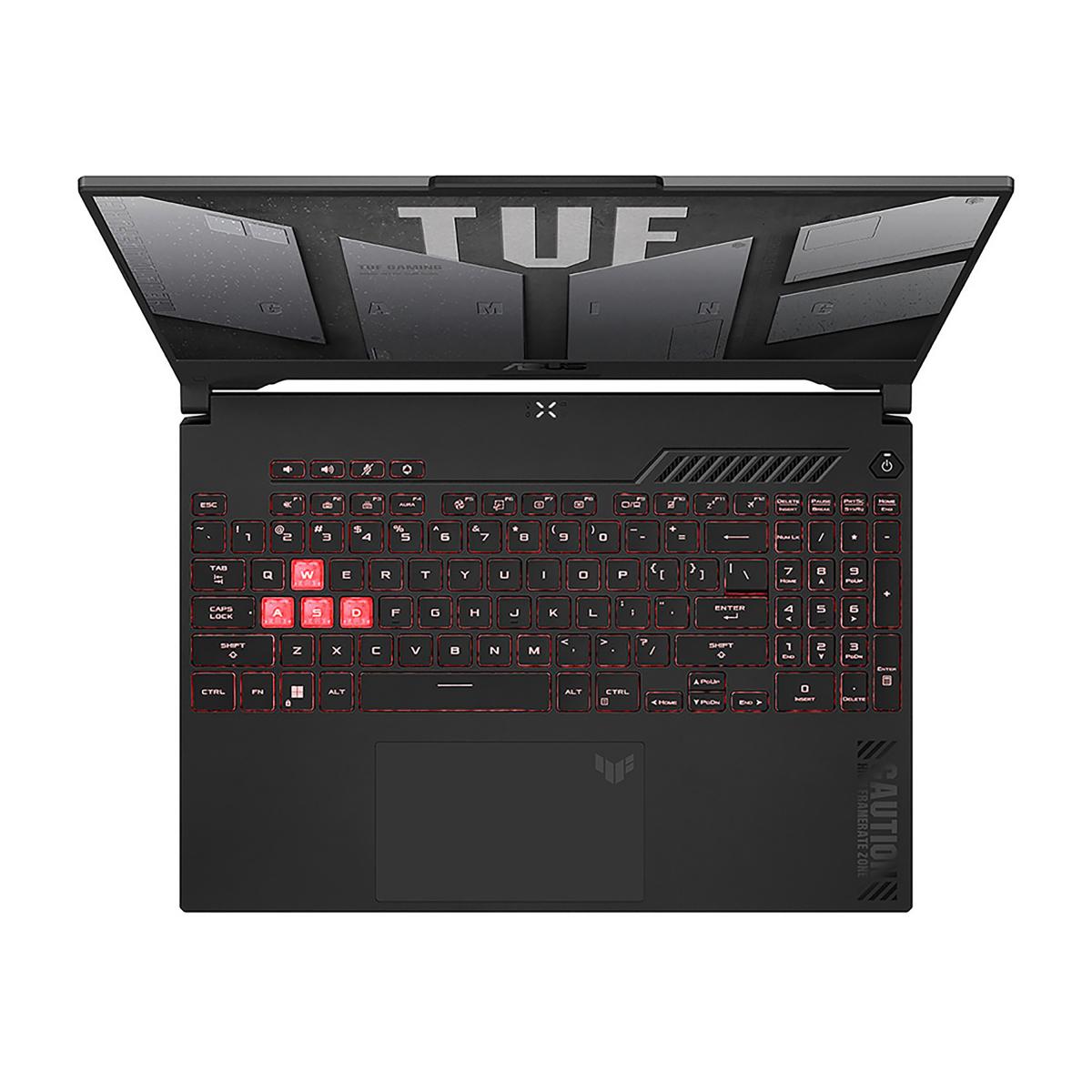 ASUS TUF Gaming A15 FA507UI-HQ008W AMD Ryzen™ 9 8945H Laptop 39.6 cm (15.6") Wide Quad HD 32 GB DDR5-SDRAM 1 TB SSD NVIDIA GeForce RTX 4070 Wi-Fi 6 (802.11ax) Windows 11 Home Grey