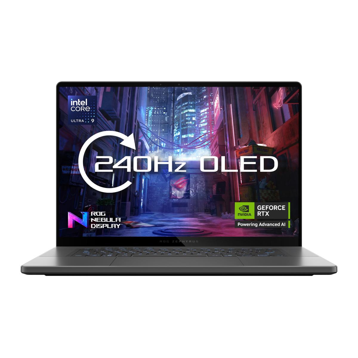 ASUS ROG Zephyrus G16 GU605CR-QR102W Intel Core Ultra 9 285H Laptop 40.6 cm (16") 2.5K 32 GB LPDDR5x-SDRAM 1 TB SSD NVIDIA GeForce RTX 5070 Ti Wi-Fi 7 (802.11be) Windows 11 Home Grey