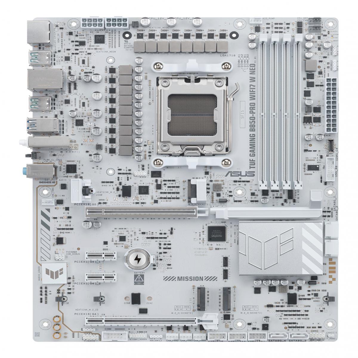 ASUS TUF GAMING B850-PRO WIFI7 W NEO AMD B850 Socket AM5 ATX