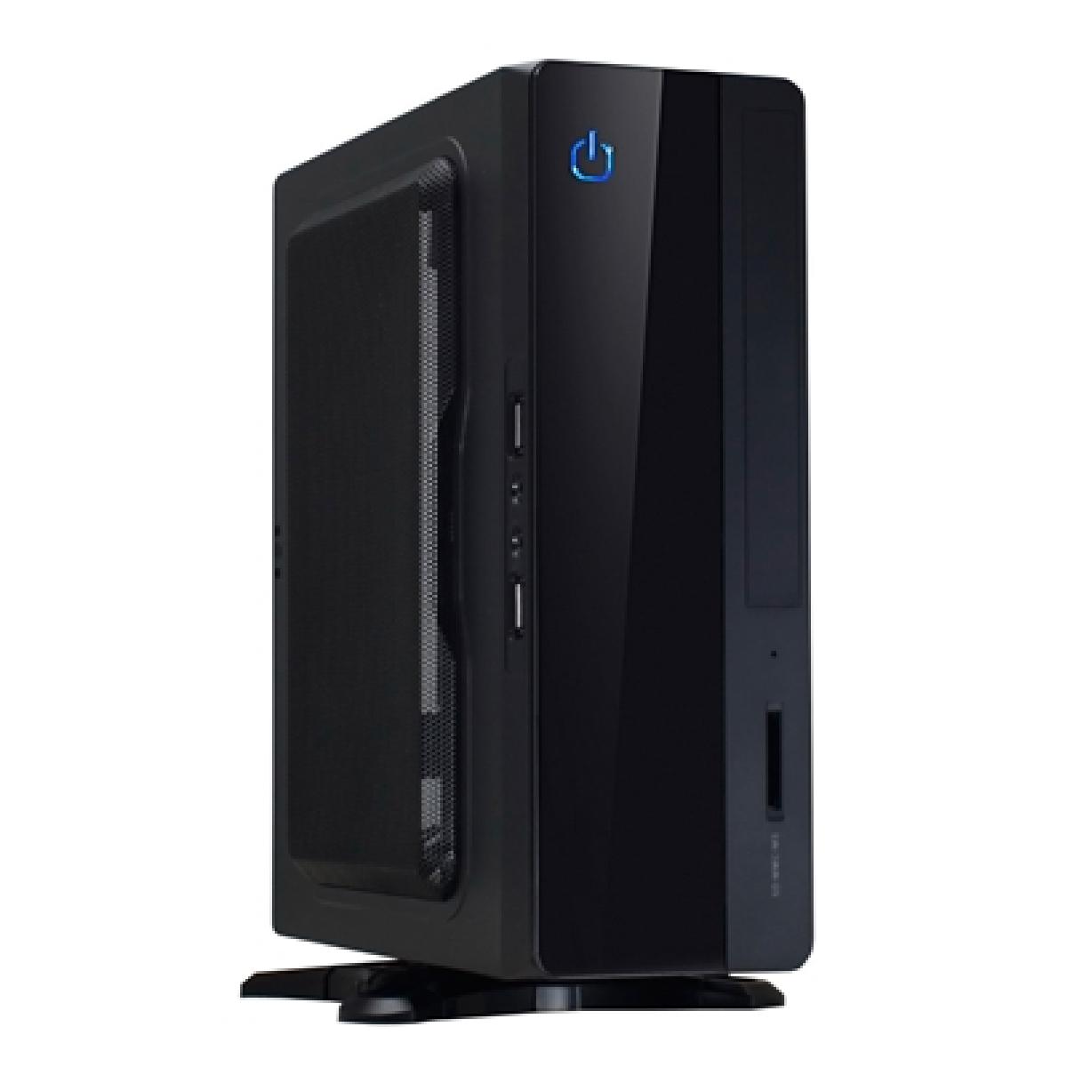 CIT MTX-007B Mini ITX Case 180W PSU Black Interior VESA Mountable