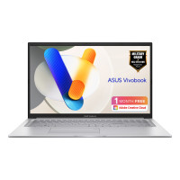 ASUS Vivobook 17 X1704VA-AU1076W Intel Core 3 100U Laptop 43.9 cm (17.3") Full HD 8 GB DDR5-SDRAM 512 GB SSD Wi-Fi 6 (802.11ax) Windows 11 Home Silver