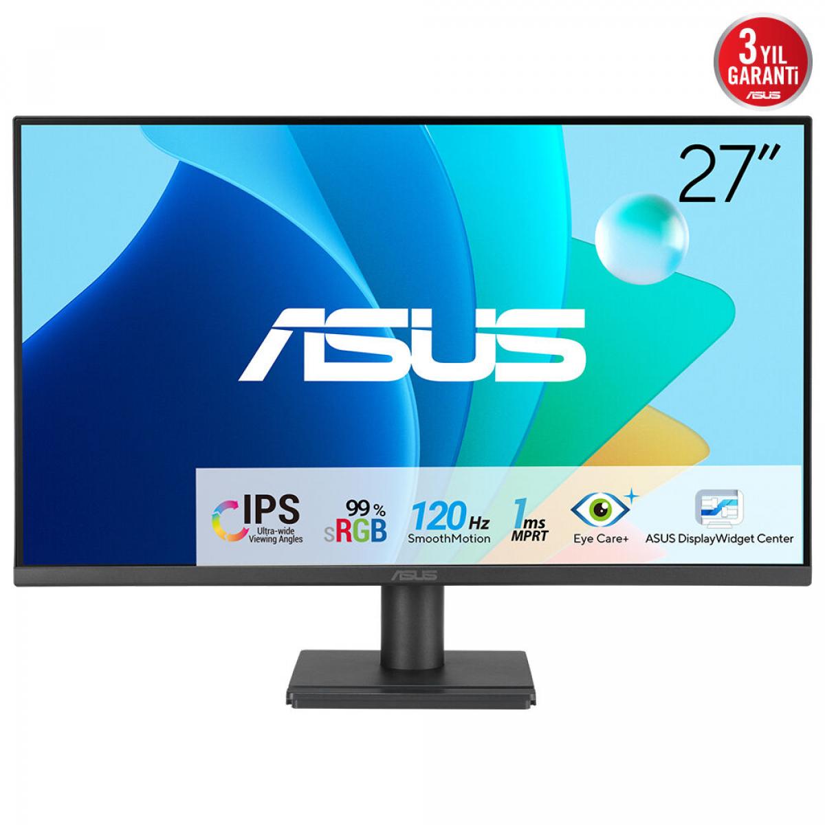 ASUS VA279HG computer monitor 68.6 cm (27") 1920 x 1080 pixels Full HD LCD Black