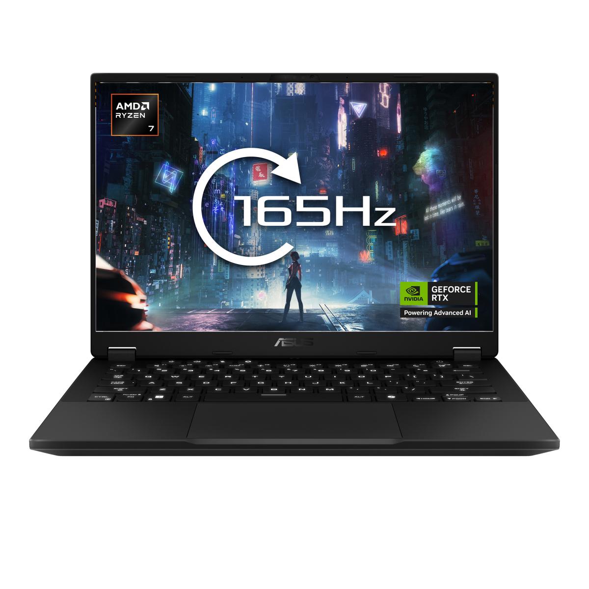 ASUS TUF Gaming A14 FA401UH-RG007W AMD Ryzen™ 7 260 Laptop 35.6 cm (14") WQXGA 16 GB LPDDR5x-SDRAM 1 TB SSD NVIDIA® GeForce RTX™ 5050 Wi-Fi 6E (802.11ax) Windows 11 Home Black, Grey