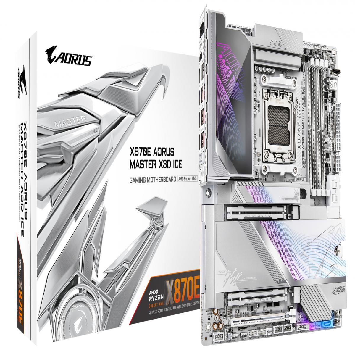 GIGABYTE X870E AORUS MASTER X3D ICE