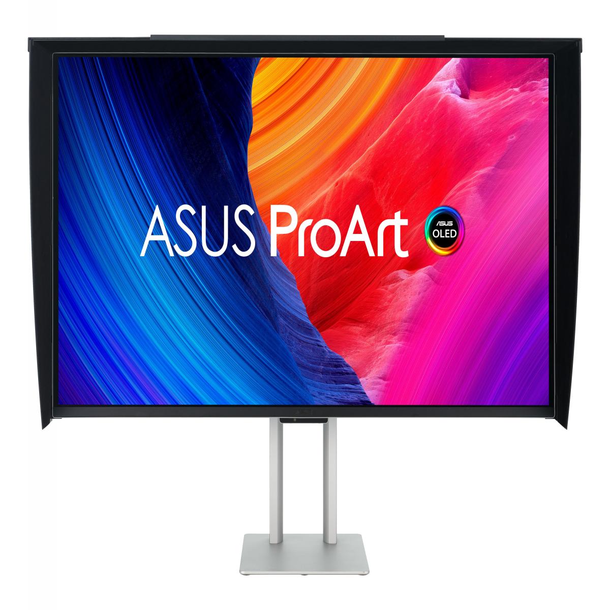 ASUS ProArt OLED PA32UCDMR-K computer monitor 80 cm (31.5") 3840 x 2160 pixels 4K Ultra HD QD-OLED Black, Silver