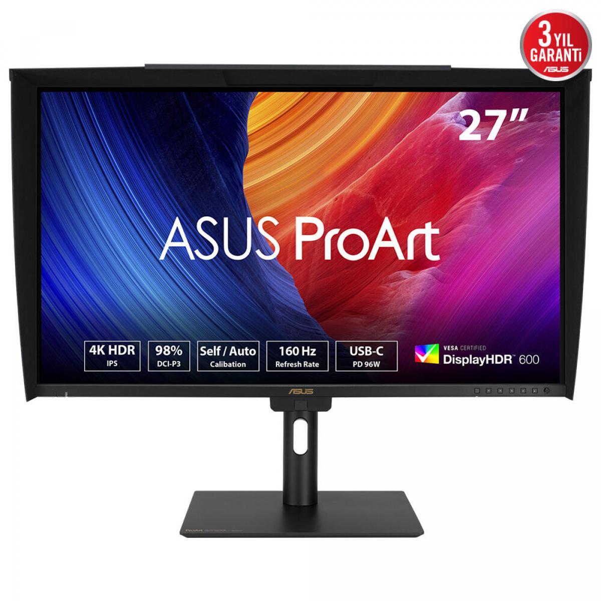 ASUS ProArt PA27UCGE computer monitor 68.6 cm (27") 3840 x 2160 pixels 4K Ultra HD LED Black