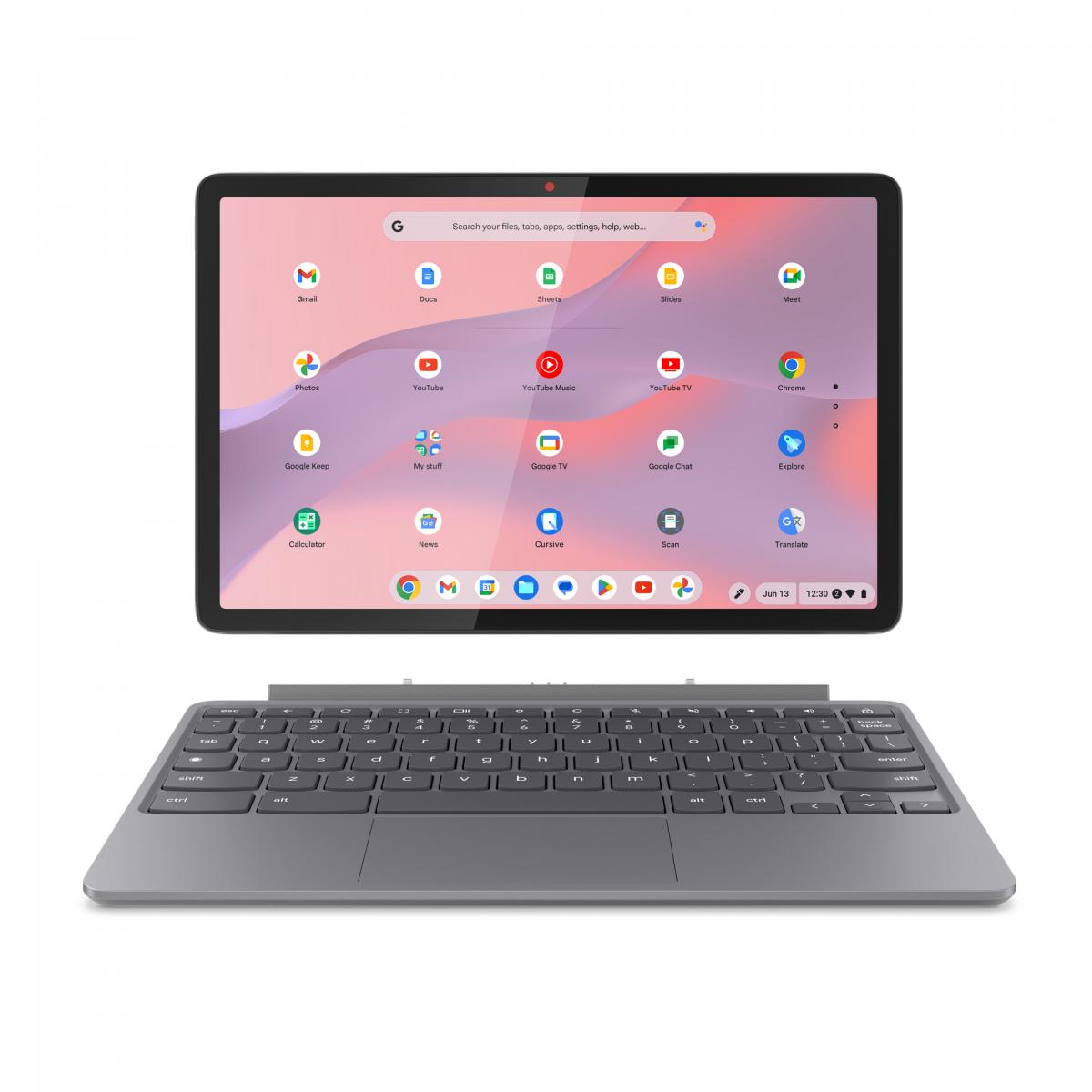 Lenovo Chromebook Duet 11M889 MediaTek 838 27.8 cm (10.9") Touchscreen WUXGA 4 GB LPDDR4x-SDRAM 128 GB eMMC Wi-Fi 6 (802.11ax) ChromeOS English Grey