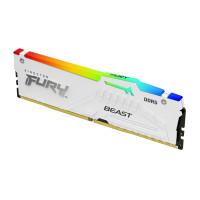 Kingston Technology FURY Beast 16GB 5600MT/s DDR5 CL40 DIMM White RGB XMP
