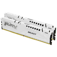 Kingston Technology FURY Beast 64GB 5600MT/s DDR5 CL40 DIMM (Kit of 2) White XMP