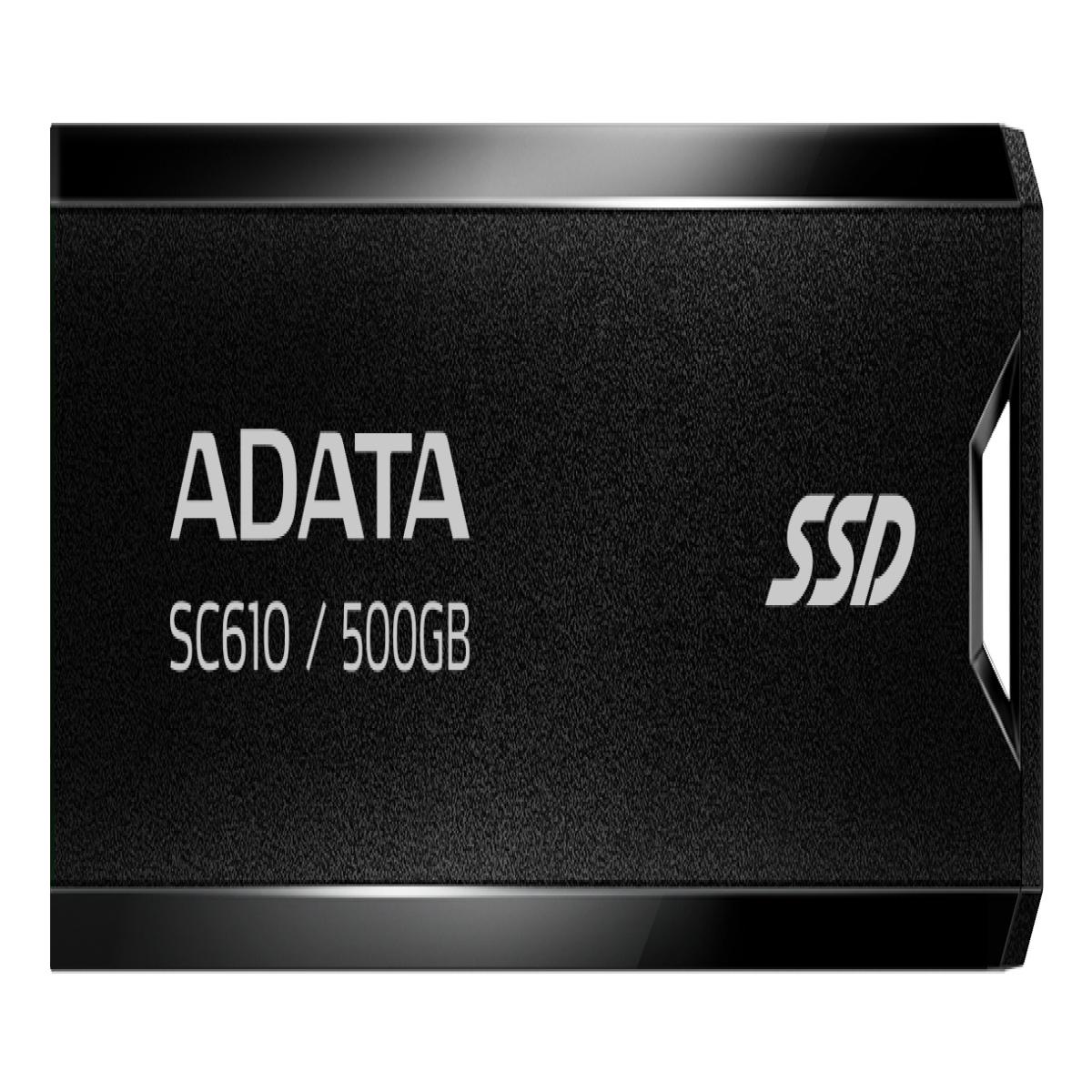 ADATA SC610 500 GB USB Type-A 3.2 Gen 2 (3.1 Gen 2) Black