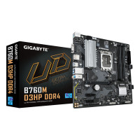 GIGABYTE B760M D3HP DDR4 Motherboard - Supports Intel Core 14th Gen CPUs, 4+1+1 Phases Digital VRM, up to 5333MHz DDR4 (OC), 2xPCIe 4.0 M.2, GbE LAN, USB 3.2 Gen1