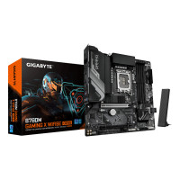 GIGABYTE B760M GAMING X WIFI6E GEN5 Motherboard - Supports 14th Gen. Intel Core CPUs, 8+1+1 phases VRM, up to 5600MHz DDR5, 2xPCIe 4.0 M.2, Wi-Fi 6E, 2.5 GbE LAN, USB 3.2 Gen 1