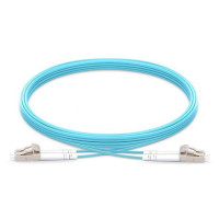 Origin Storage LC-LC OM3 Fibre Optic Cable Multimode Duplex - Aqua 10m