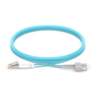 Origin Storage LC-SC OM3 Fibre Optic Cable Multimode Duplex - Aqua 15m