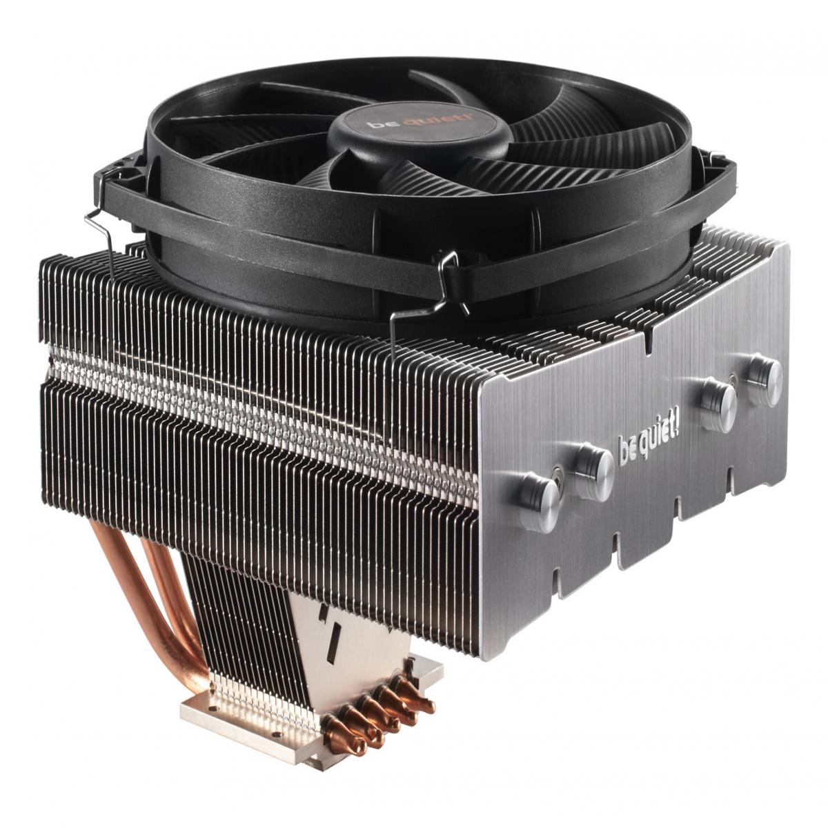 be quiet! Shadow Rock TF 2 Fan CPU Cooler, Universal Socket, Silence-Optimized 135mm PWM Black Cooling Fan, 1400RPM, 5 Heat Pipes, 160W TDP, Space Saving Top-Flow Design