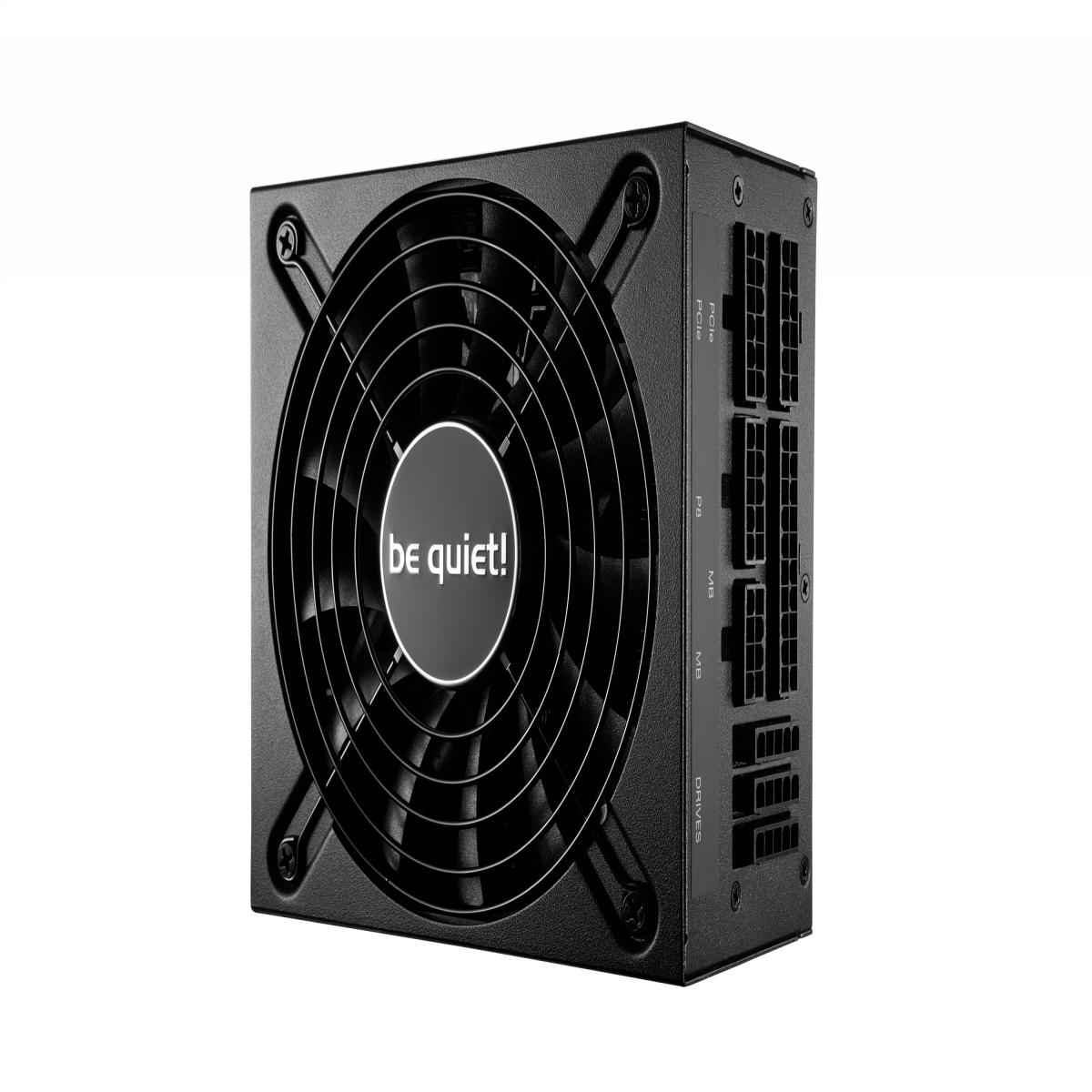 be quiet! SFX L Power 600W PSU, 80 PLUS Gold, SFX-to-ATX Adapter, Temperature Controlled 120mm Fan, 3 Year Warranty