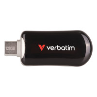 Verbatim Plectra USB-C Flash Drive Black 128GB