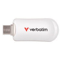 Verbatim Plectra USB-C Flash Drive White 512GB