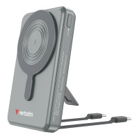 Verbatim Charge'n'Go 2C & Display Power Bank 10000 mAh Grey