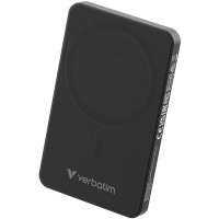 Verbatim Charge 'n' Go Essentials Magnetic Wireless Power Bank 5000 mAh Black