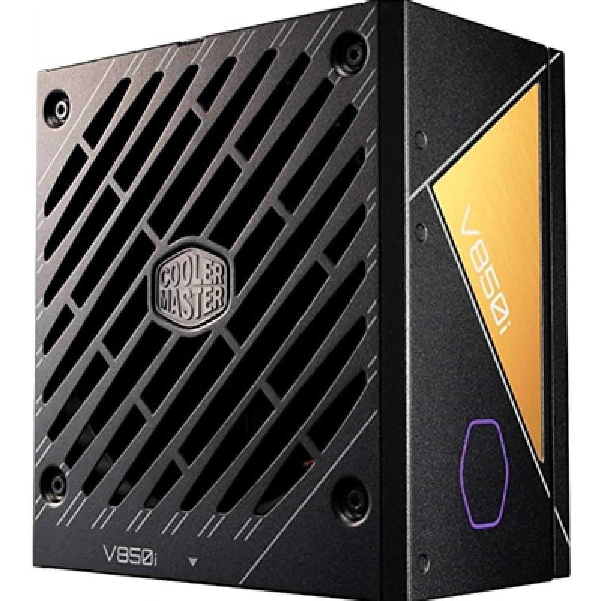 Cooler Master V850 Gold i Multi PSU,  850W, 80 PLUS Gold, Fully Modular, Semi-Digital, ATX 3.0 Support, Quiet 135mm FDB Fan, Smart Thermal Control Mode, MasterPlus+