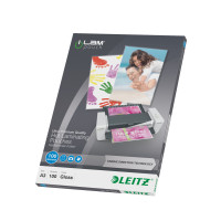 Leitz iLAM Ultra-premium Glossy A3 Laminating Pouches with UDT, 100 microns, Pack of 100
