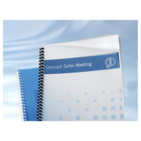 GBC Binding Cover Poly Clear View A4 350 MicronTranslusent