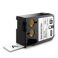 DYMO XTL Heat-Shrink Label Tubes | 24 mm x 2.7 m | Black on White