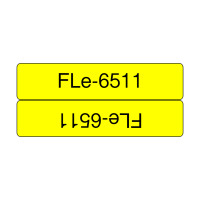 Brother FLE-6511 label-making tape Black on yellow