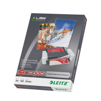 Leitz iLAM Ultra-premium Glossy A4 Laminating Pouches with UDT, 175 microns, Pack of 100.