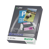 Leitz iLAM Ultra-premium Glossy A4 Laminating Pouches with UDT, 250 microns, Pack of 100.