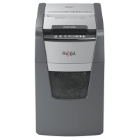 Rexel Optimum AutoFeed+ 150M paper shredder Micro-cut shredding 55 dB 22 cm Black, Silver