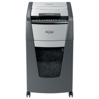 Rexel Optimum AutoFeed+ 300M paper shredder Micro-cut shredding 55 dB 23 cm Black, Silver