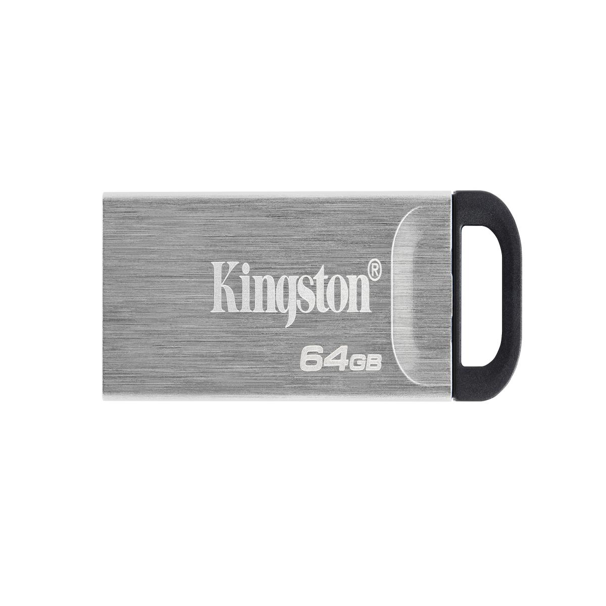 Kingston DataTraveler Kyson 64GB USB 3.2 Capless Metal USB Flash Drive