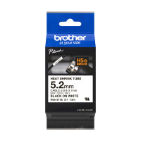 Brother HSE-211E label-making tape Black on white