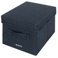 Leitz Fabric Storage Box with lid small , pack of 2