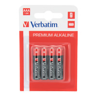 Verbatim AAA 4 Blister Pack Alkaline Batteries
