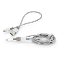 Verbatim 48873 lightning cable 1 m Stainless steel
