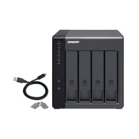 QNAP TR-004 8TB 4x2TB Seagate IronWolf 4 Bay NAS Desktop HDD/SSD enclosure Black 2.5/3.5"