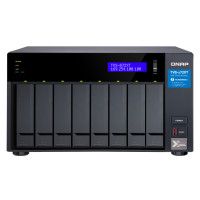 QNAP TVS-872XT-i5-16G 64TB (Seagate Exos) 8-Bay NAS; Intel core i5-8400T 6-core 1.7 GHz Processor(max 3.3 Tower 16 GB DDR4 HDD Black