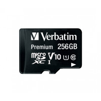 Verbatim Premium U1 256 GB MicroSDXC UHS-I Class 10