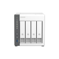 QNAP TS-433 NAS Tower ARM Cortex-A55 4 GB 16 TB HDD QNAP Turbo System White