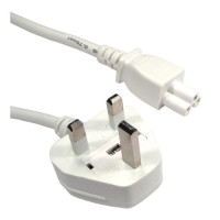 CDL 1.8m UK Plug to C5  - White