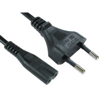 CDL 3m Euro Plug to C7 Mains Lead