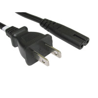 CDL 2m US Plug to C7 Mains Lead