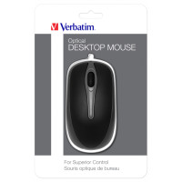Verbatim 49019 mouse Office Ambidextrous USB Type-A Optical 1000 DPI