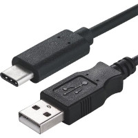 CNL 1M USB-C USB-A 2.0 M-M Bk