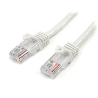 StarTech.com Cat5e Patch Cable with Snagless RJ45 Connectors - 1m, White